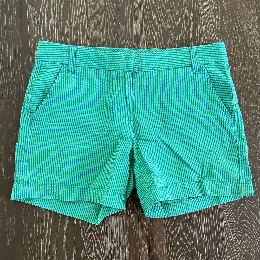 J. Crew seersucker shorts. Never worn